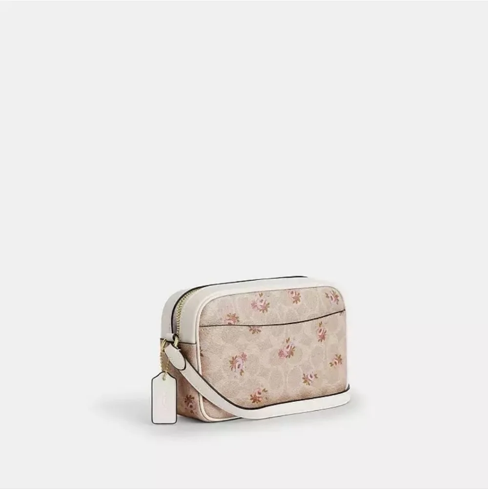 Coach Mini Jamie Cameea Crossbody Bag. Gold/Sand/multi